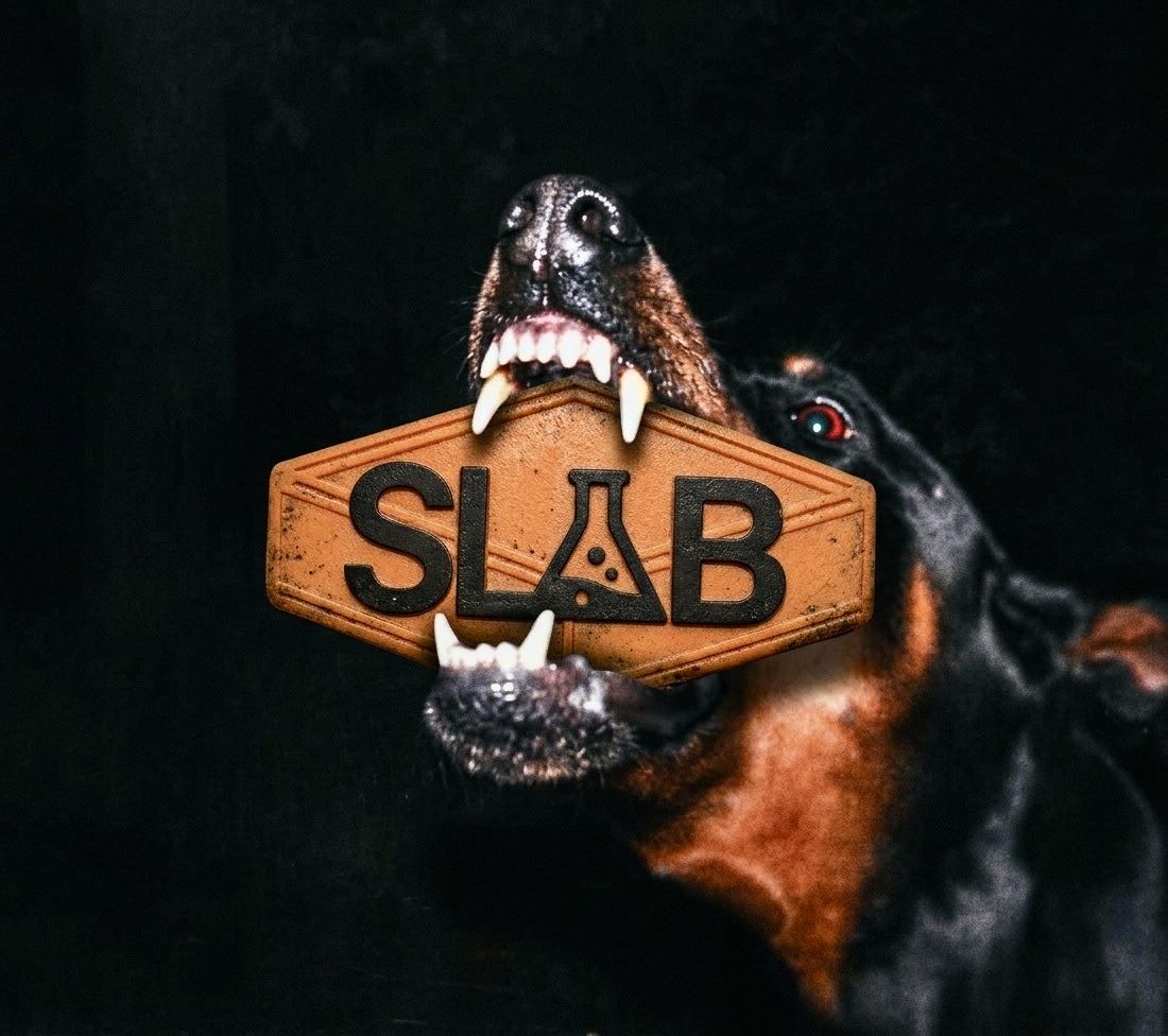 SLAB doberman poster